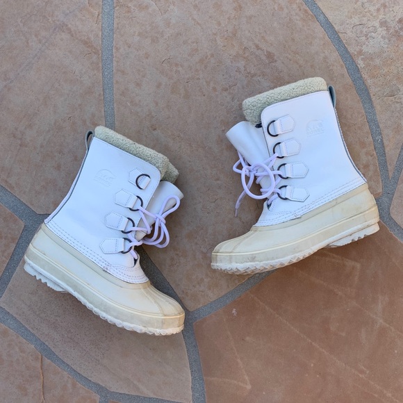 sorel white winter boots